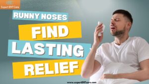 A man with a runny nose found relief after treatment by expert ENT care in Fort Worth, TX